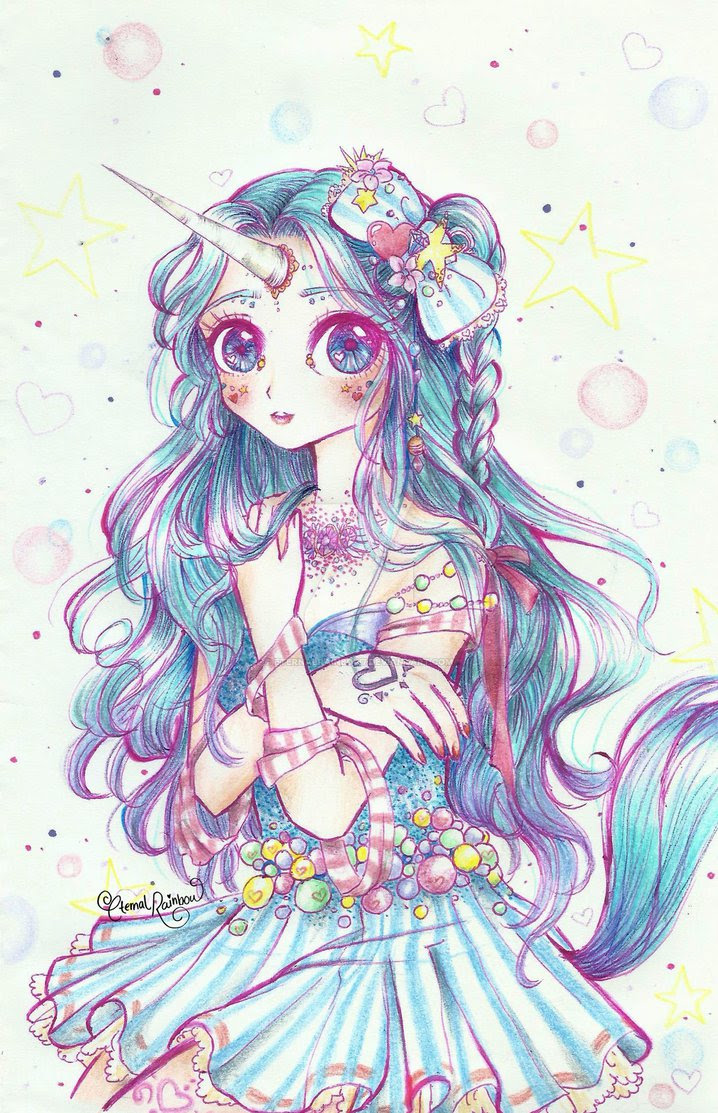 Gambar Unicorn Anime