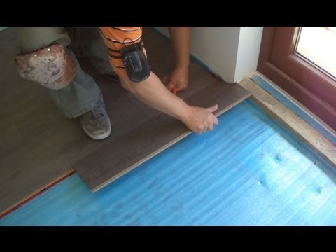 Installing Laminate Wood Flooring Close to the Patio Door ...