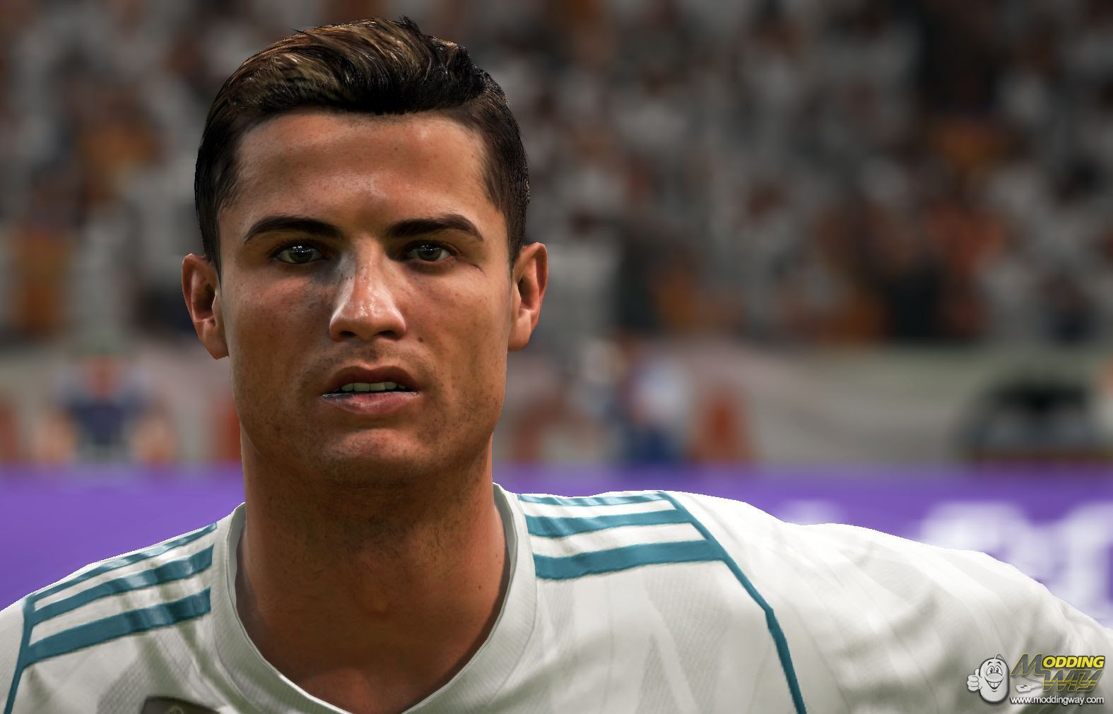 Cristiano Ronaldo Updated Face 2018 - FIFA 18 at ModdingWay