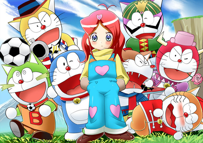 Tinami イラスト ザ ドラえもんズ ドキドキ機関車大爆走