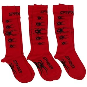 Spyder Boy's Bug Out Pack of 3 Sock