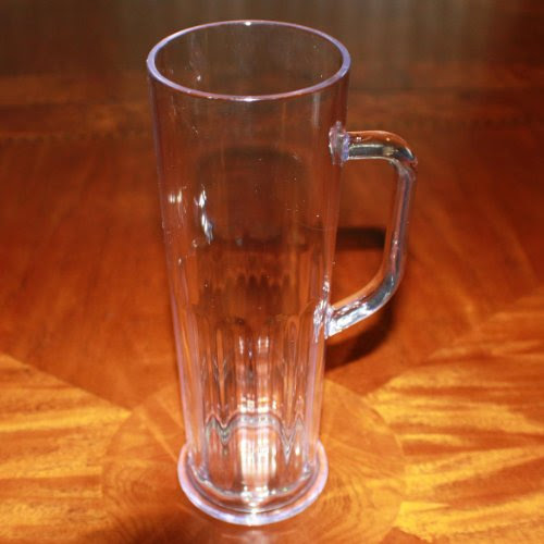 More image 20 ounce Tall Polar ICE Crystal Clear Plastic Beer / Beverage Mug