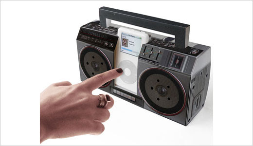 Cardboard Classics Mini Boom Box for iPod