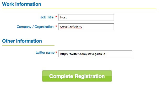 Eventbrite - twitter - custome field entry - State of NOW (#140conf) SXSW Cocktail Party