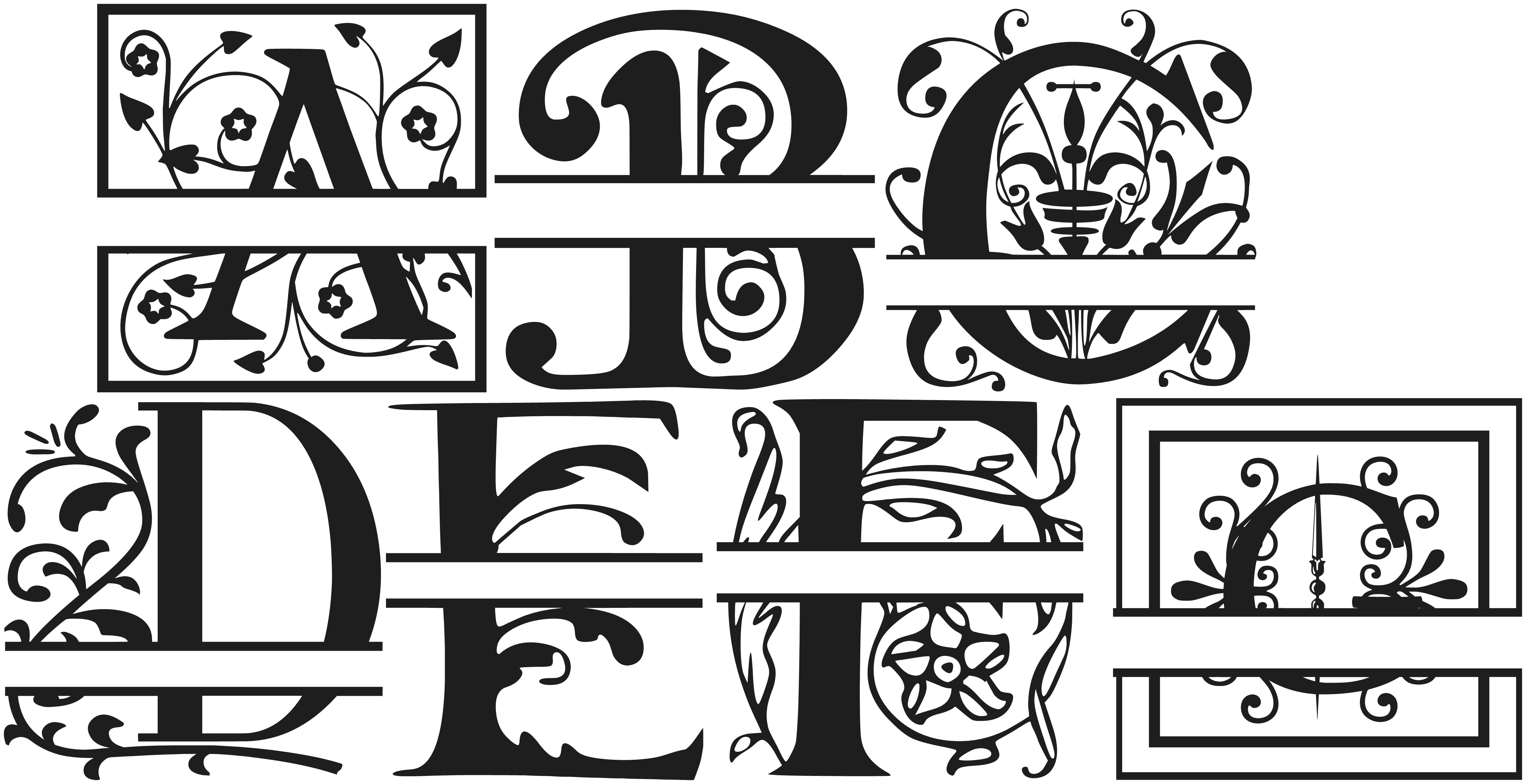 Download 15 Free SVG Fonts Images - Free Wood Type Font Vector ...