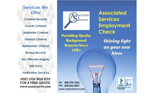 associated Services Employment Check