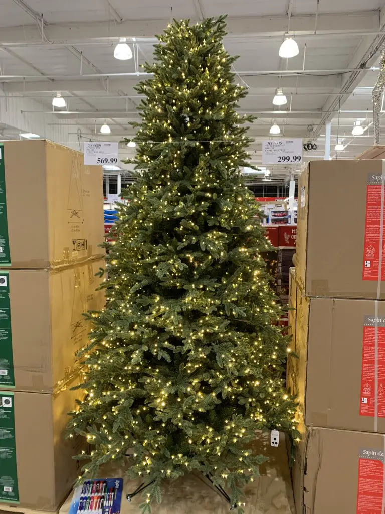 Prelit Christmas Trees Costco