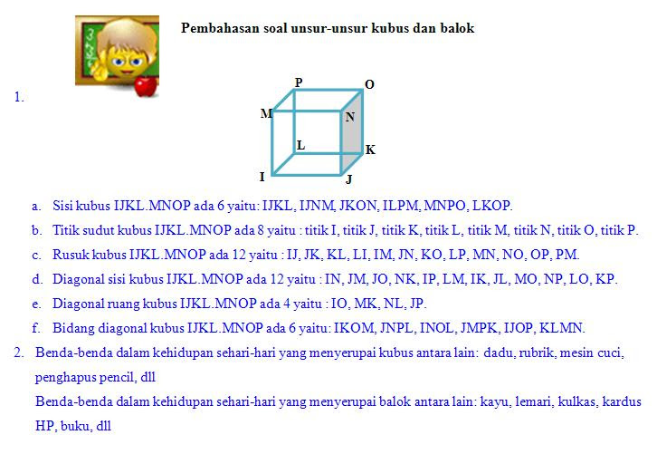 Pembahasan soal unsur-unsur kubus dan balok « blog lbb