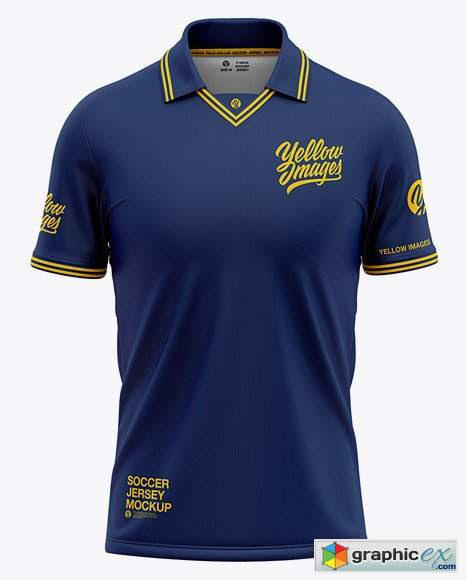Download Men's Soccer /Cricket Jersey Mockup - Front View » Free ...