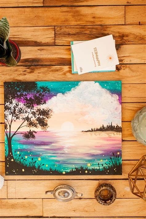 Caylin harris acrylic paint is a huge tool in a crafter/diy enthusiast's supply kit. 40 Easy Acrylic Canvas Painting Ideas To Try - Greenorc