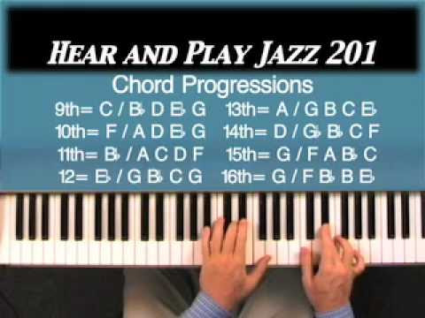 Hear and Play Jazz 201: Piano Chord Progressions Repeating ...
