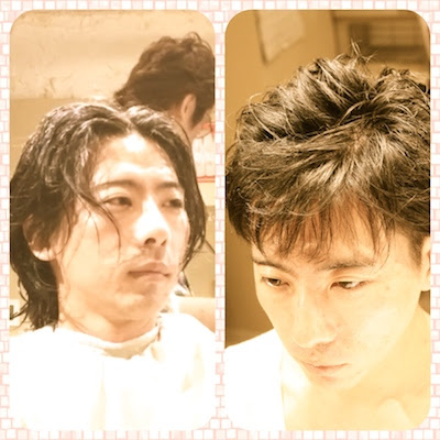 メンズカット ロングヘアーからショートヘアーに 14 9 25 東京駒沢大学駅にある美容室ワイルアは くせ毛のカットとボブが得意な美容室です
