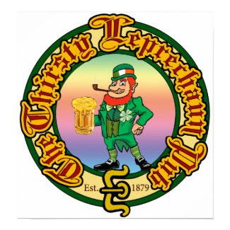 The Thirsty Leprechaun Pub print