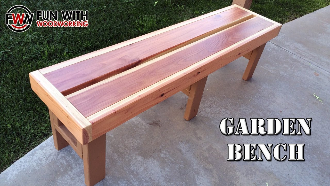 Project - How to build a quick and easy garden bench out 