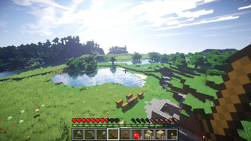 マインクラフト 影modの導入方法 Forge Optifine併用 1 8