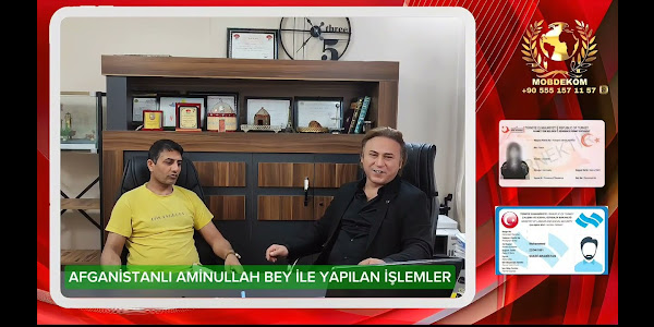 AFGANİSTANLI MÜŞTERİMİZİN İKAMET İŞLEMLERİ