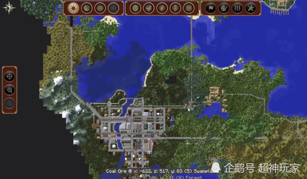 我的世界城市规划图 万图壁纸网