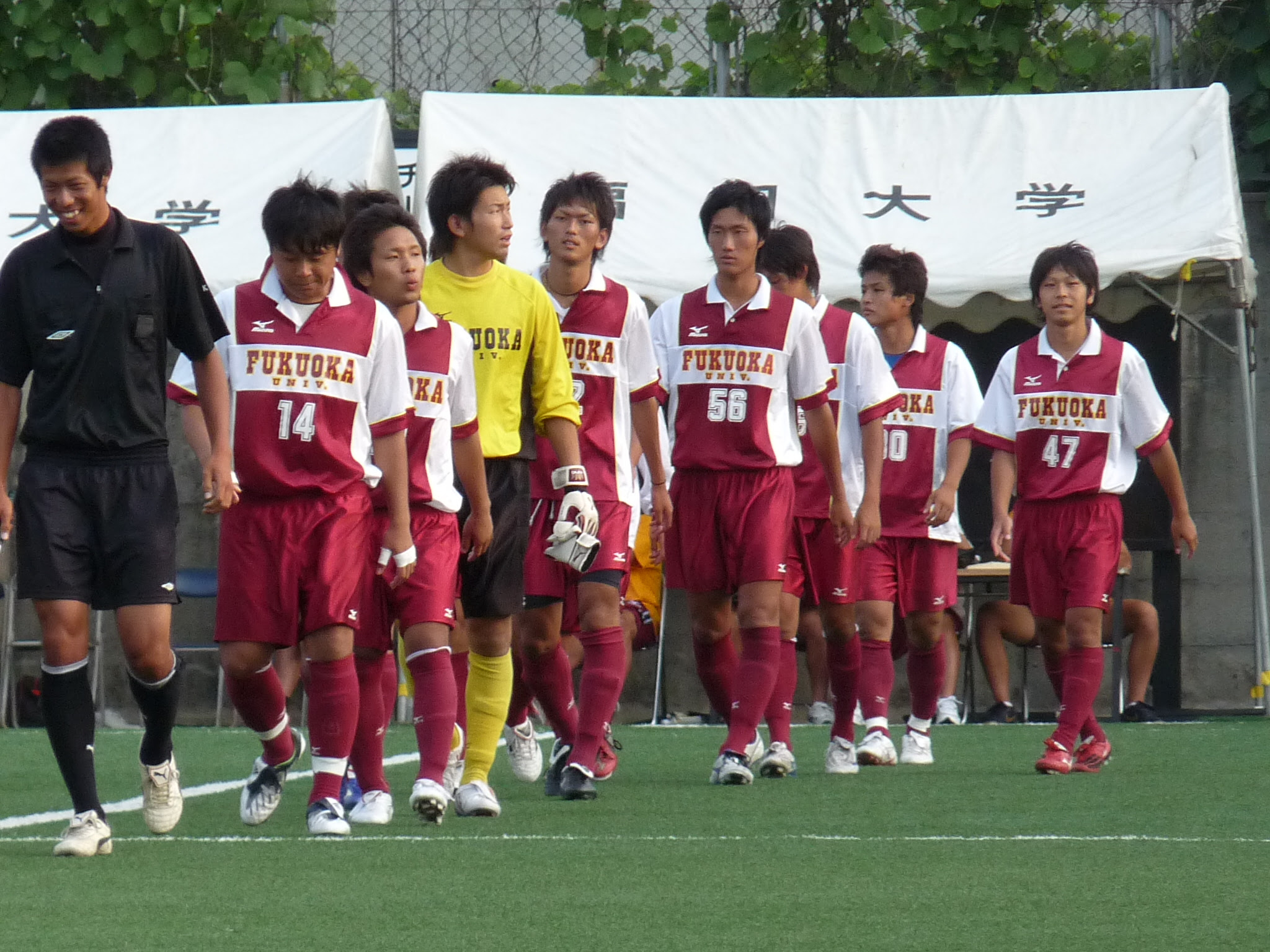 Iリーグ vs共立大j 福岡大学サッカー部 スタッフ部屋