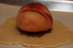 Donut or Saturn Peach Galette - Food Librarian