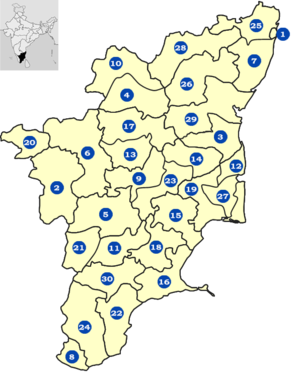 Districts of Tamil Nadu