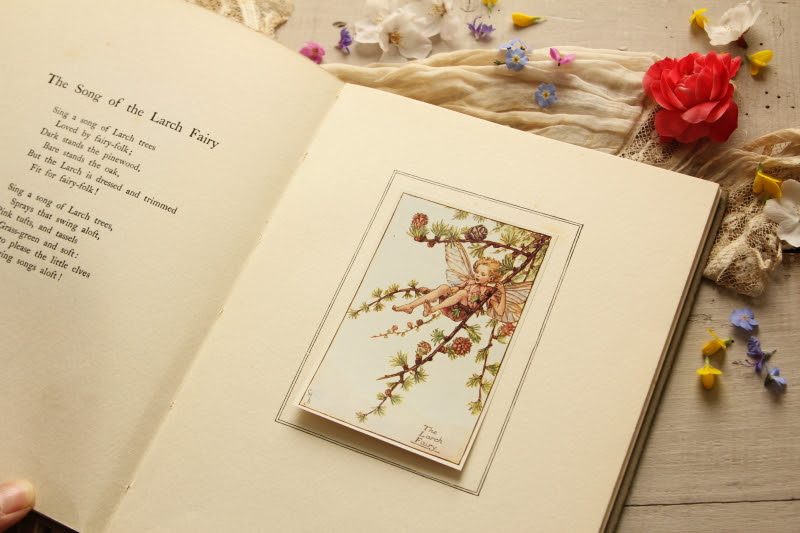 アンティークブック ボタニカルアート 妖精 Cicely Mary Barker シシリーメアリーバーカー 絵本 イギリス Antiques Truffle 京都 鹿ケ谷