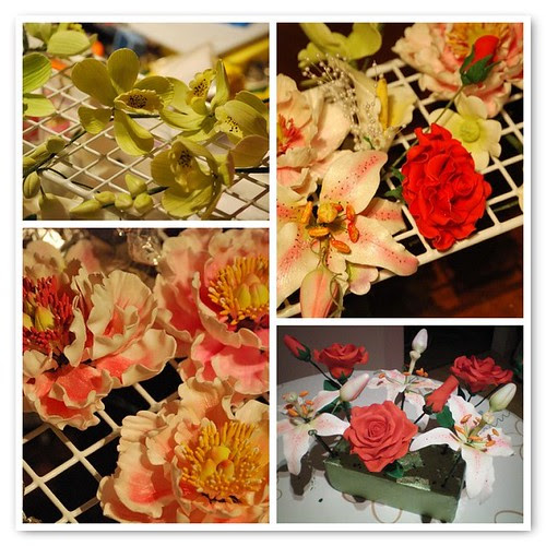 sugar Gum Paste Flowers Workshop by Ayse Yaman in Istanbul,TURKEY