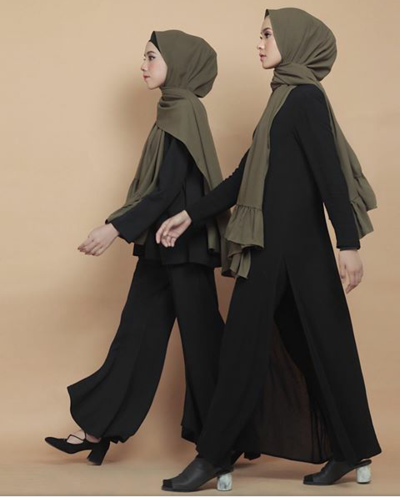 Baju Warna Hijau Army Cocok Dengan Jilbab Warna Apa
