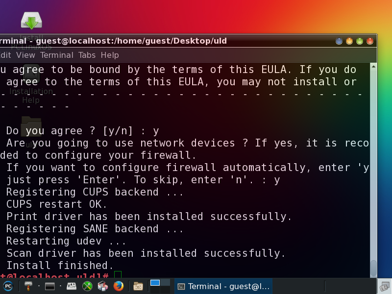 Samsung M2835 Install