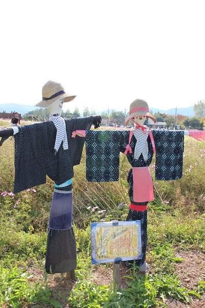 ぱーる日和 亀岡コスモス園 創作かかし編