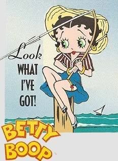 Betty Boop Fishing Pictures, Images and Photos