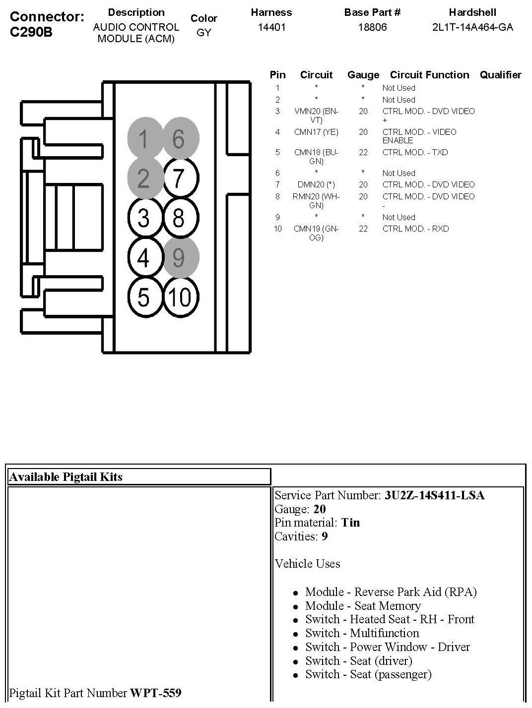 I'm looking for a wiring diagram and the layout of the 24 & 16 pin