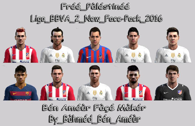 PES 2013 New FacePack Liga BBVA Season 2016