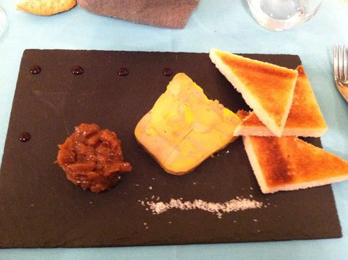 Dinner, food in Biarritz