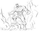 Marvel comics character The Hulk coloring sheets of him roaring with rage.