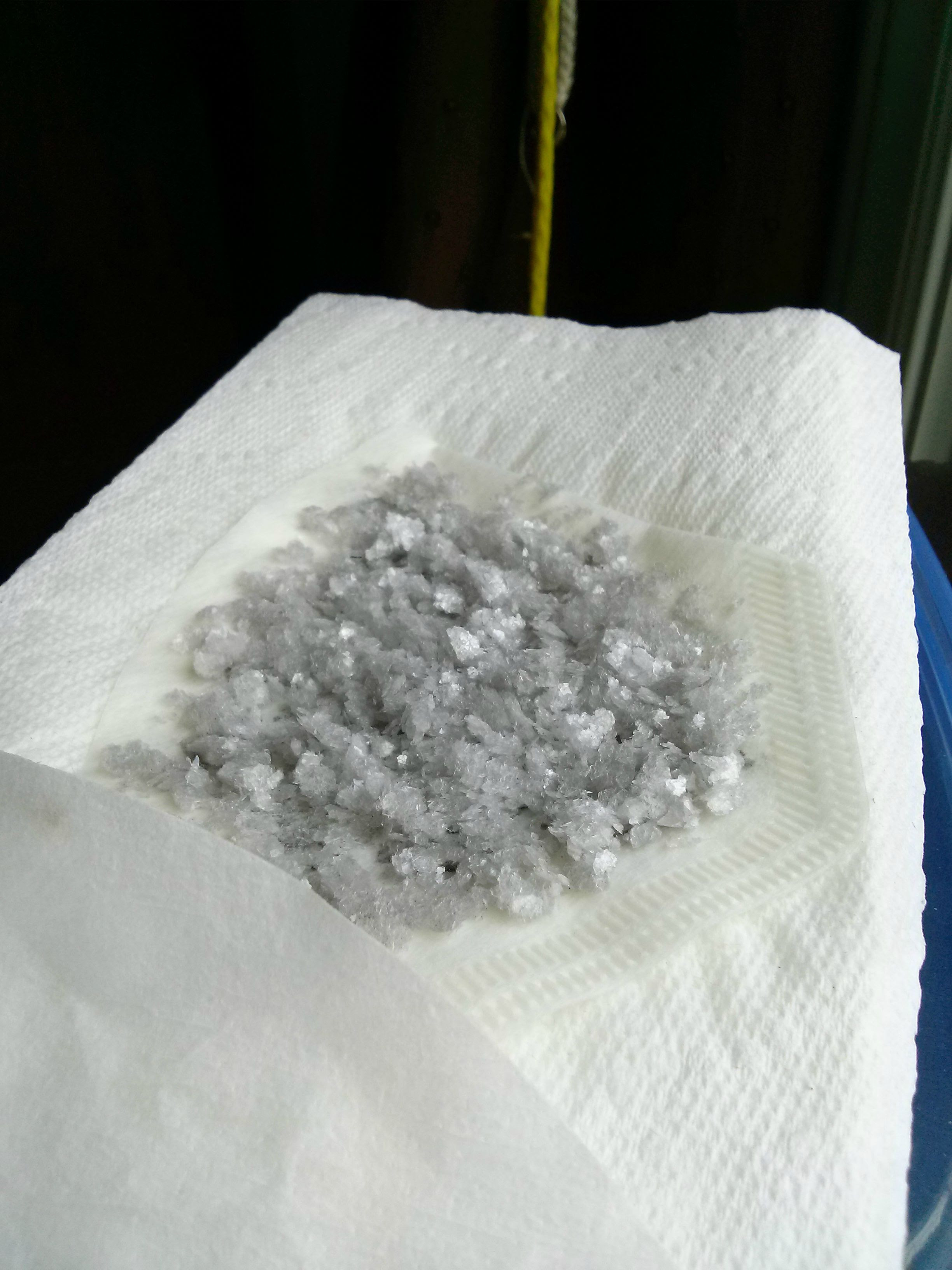 Kristal KClO3 Yang Masih Terdapat Residu