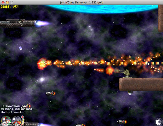 Mac用シューティングゲームアプリ Jets N Guns Gold を試す Mac App Store Macお宝鑑定団 Blog 羅針盤