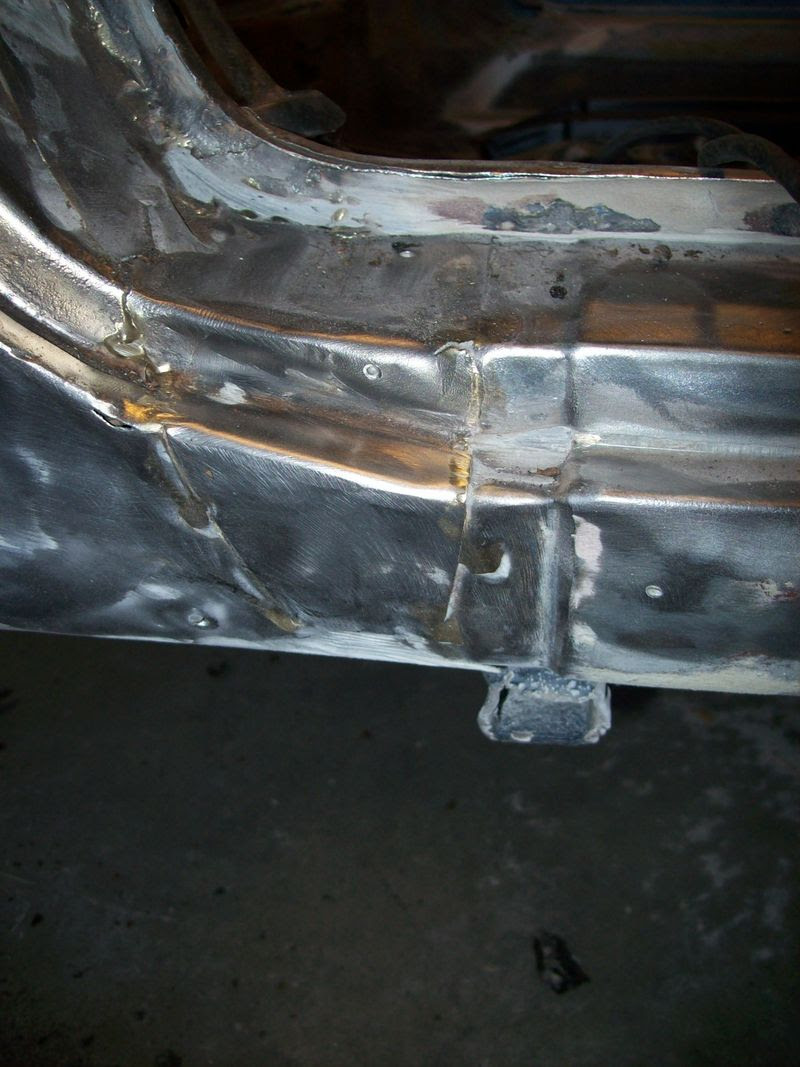 old steel was rusted.