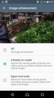 Screen settings - Sony Xperia X review
