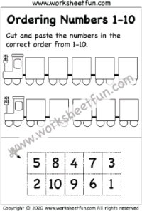 Ordering Numbers 1-10 – One Worksheet / FREE Printable ...
