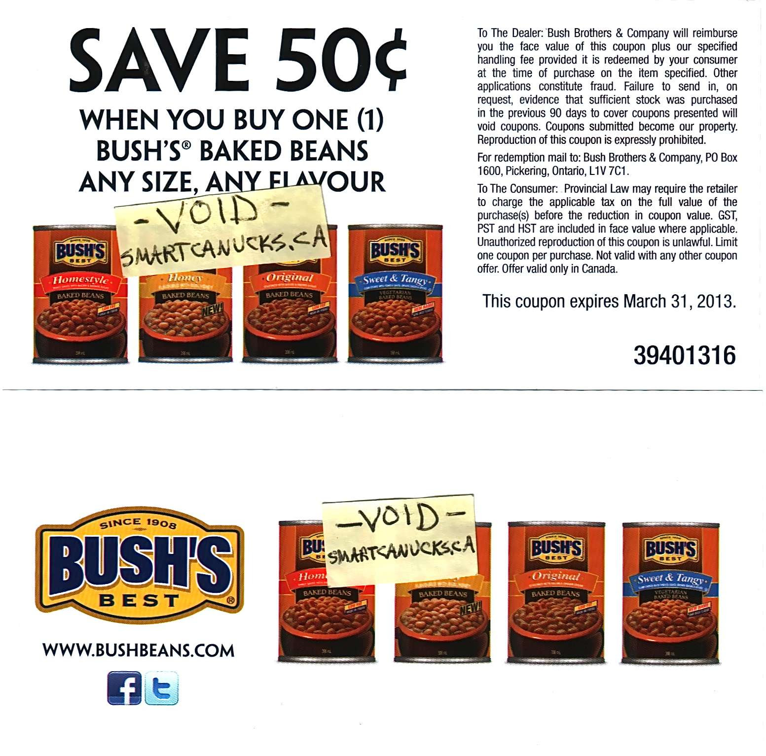 Bush's Beans coupon