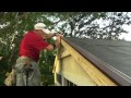 How to install shingles on a shed
 