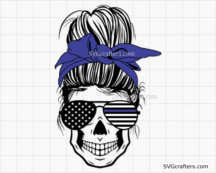 Download Patriotic Messy Bun Svg - 202+ File Include SVG PNG EPS DXF for Cricut, Silhouette and Other Machine