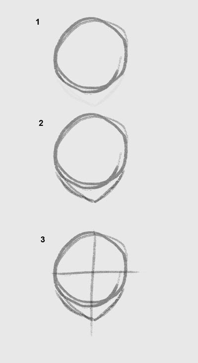 How to draw Anime, girl, manga, Face, tutorial