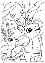 Rudolph the Red-Nosed Reindeer coloring pages on Coloring ...
