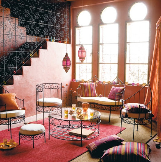 Relaxing Moroccan Living Rooms
