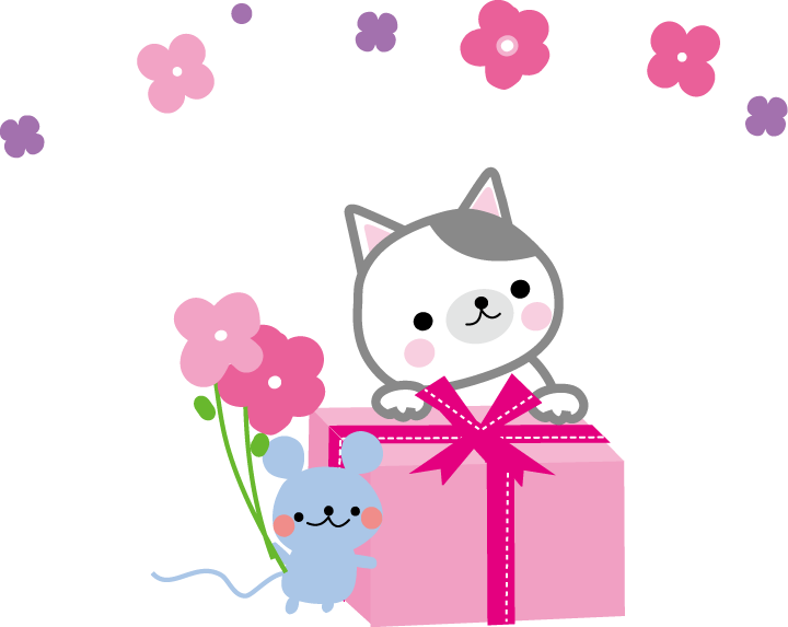 プレゼント メッセージカードの挿絵のイラスト 無料イラスト フリー素材