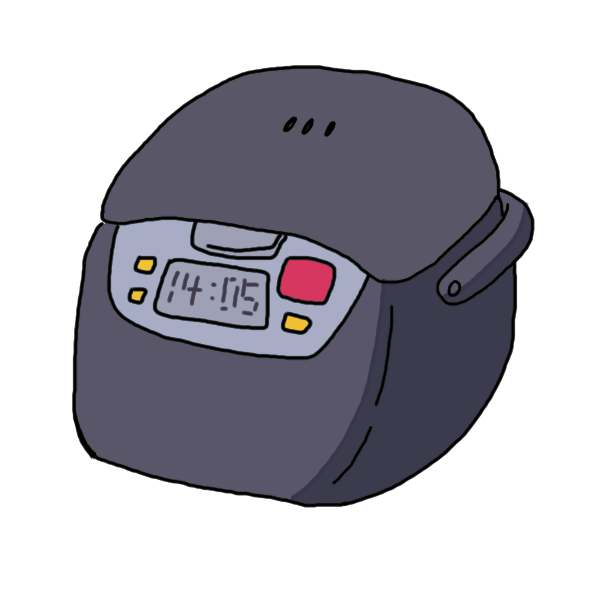 炊飯器のイラスト かわいいフリー素材が無料のイラストレイン