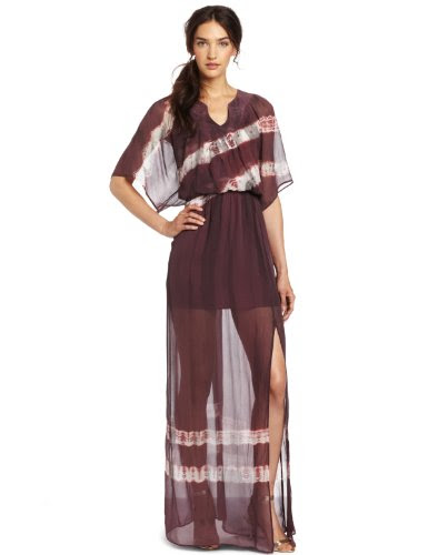 Gypsy 05 Women's Janie Maxi Dress, Burgundy, Medium