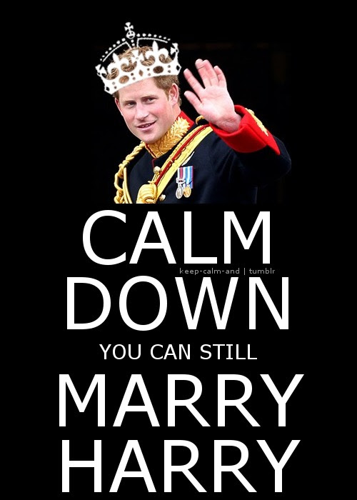 Calm down, you can still marry Harry