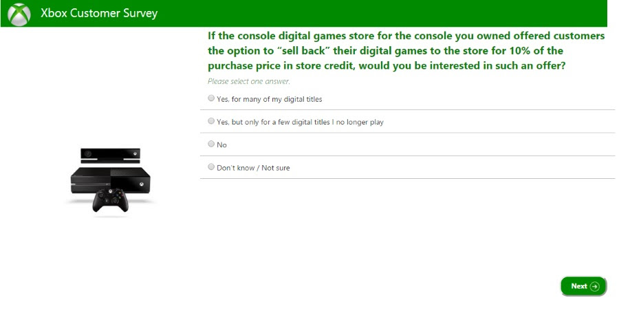 Would you sell back your Xbox digital games for 10% of the purchase ...
